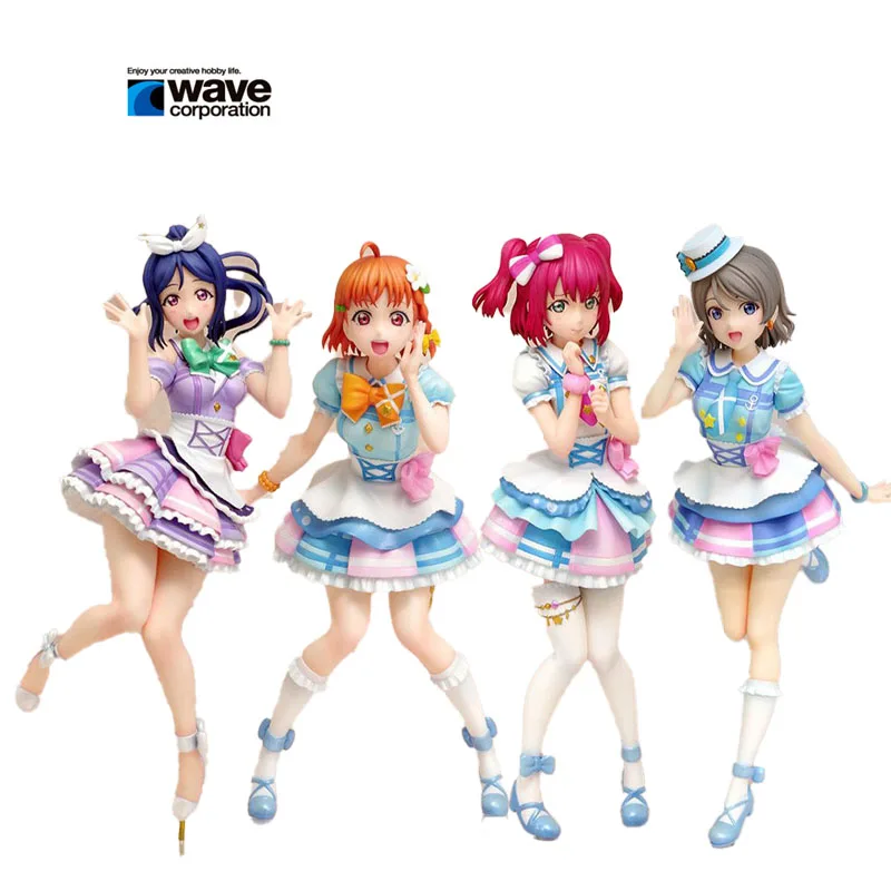 

In Stock 100% Original 1/8 Wave Dream Tech LoveLive Sunshine Takami Chika You Watanabe Kurosawa Ruby Matsuura Kanan Model Toys