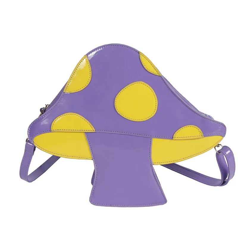 Дизайнерские женские сумки и кошельки с лазерным рисунком грибов милая