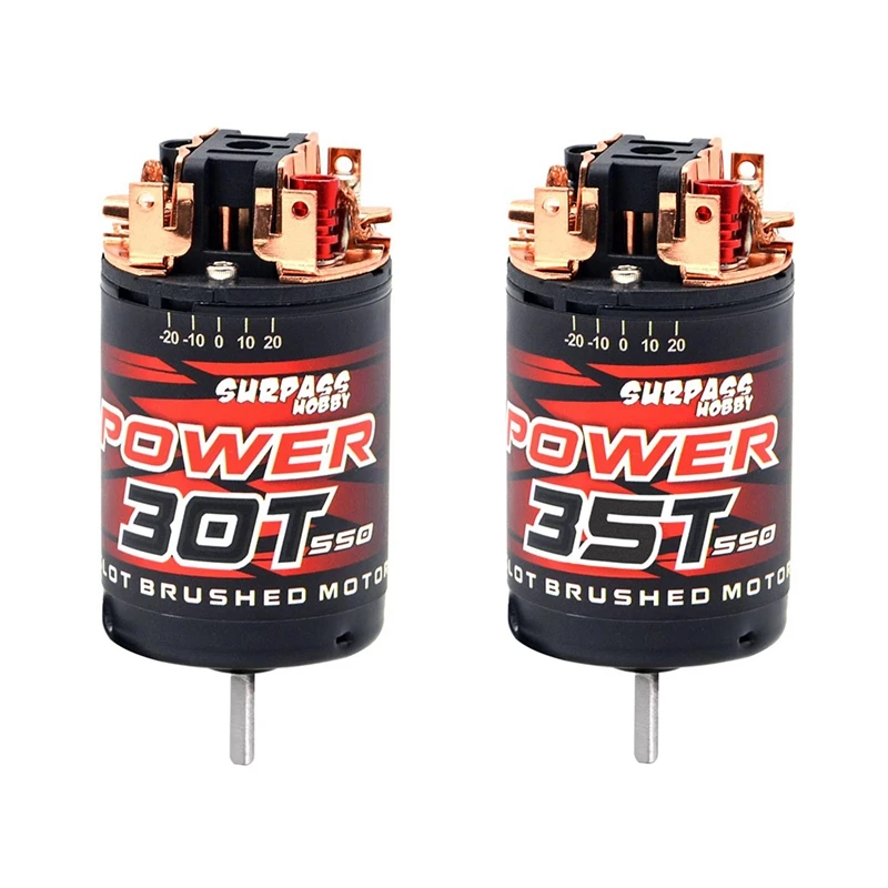 

Двигатель с щеточным двигателем SURPASS HOBBY 550 3-Solt, замена двигателя для радиоуправляемого автомобиля 1/10 1/12 RC Wltoys Traxxas Crawler