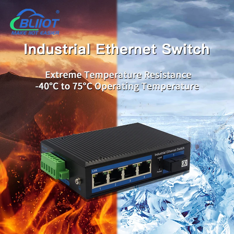 BLiiot poe switch network switches Smart Switcher Internet S Poe extender Poe injectors splitters 100/1000 M ip Webcam Router TV enlarge