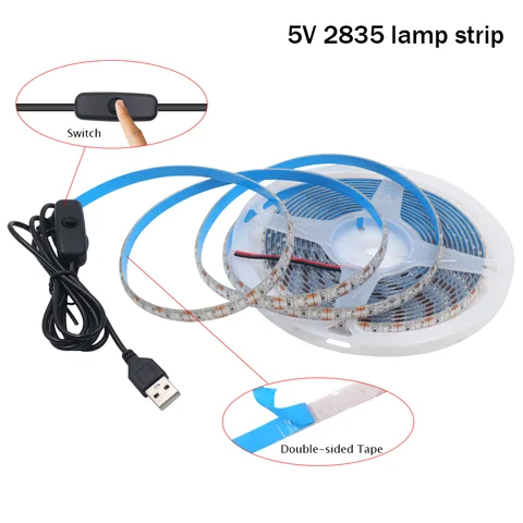 HEGEHE светодиодная лента USB 5В для подсветки