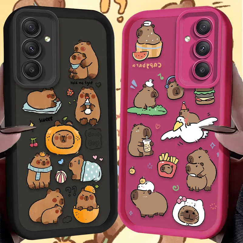 Cute T-TotoroS Case for Samsung Galaxy A35 A55 A15 A25 A16 A06 A05 A05S A24 A13 A23 A12 A22 A32 A52 A71 A51 4G Silicone Cover