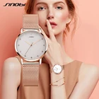 Часы наручные SINOBI Женские кварцевые, модные брендовые Роскошные брендовые, со стразами, золотистые