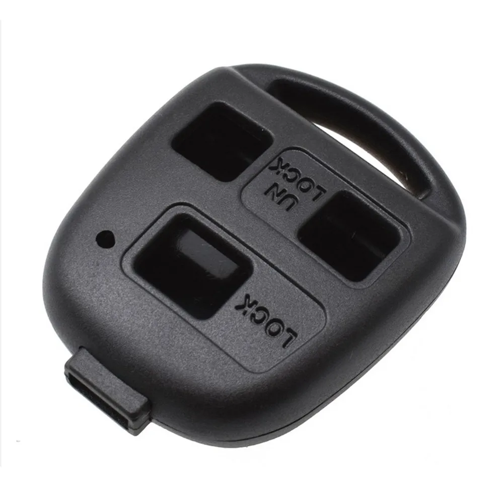 

3 Button Pad Switch Remote Control Car Key Shell For Toyota RAV4 Prado Corolla