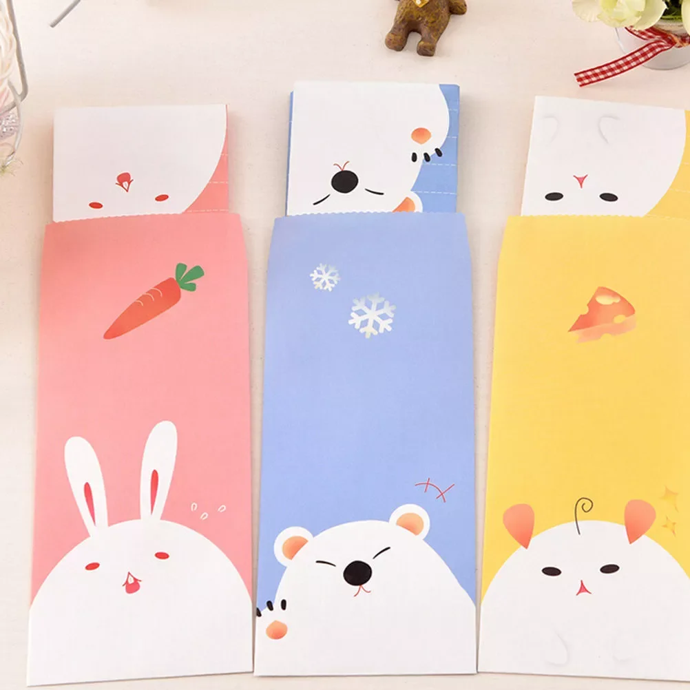 

Cute Cartoon Paper Korean Stationery Gift 6 Sheets Letter Paper+3 Pcs Envelopes Per Set Vintage Kraft Paper Envelopes Craft Gift