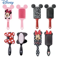 disney mickey minnie cartoon 3d comb kid air cushion massage comb hair care brushes baby girls dress up makeups toy gifts