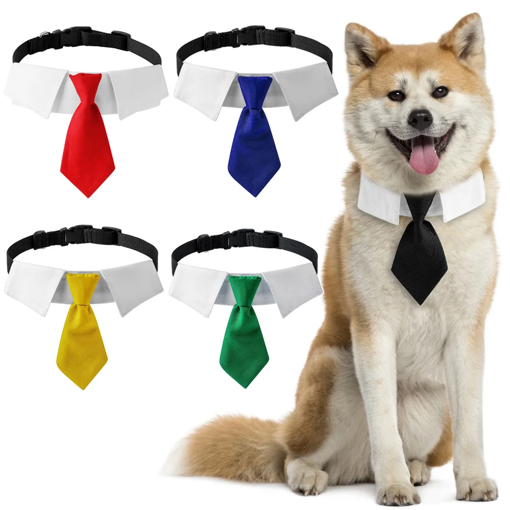 

Necktie Medium Grooming Over Accessory Small For The Dog Wedding Pets Bandana Large Bandanas Married Formal Collar Suit Dogs
