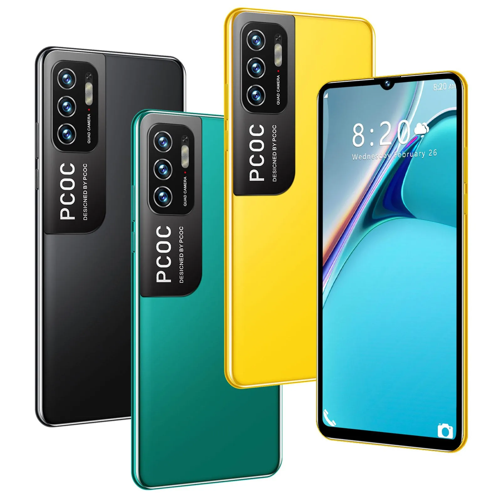 Новые дешевые многофункциональные смартфоны Android 6 3 большой экран RAM1GB + ROM8GB с