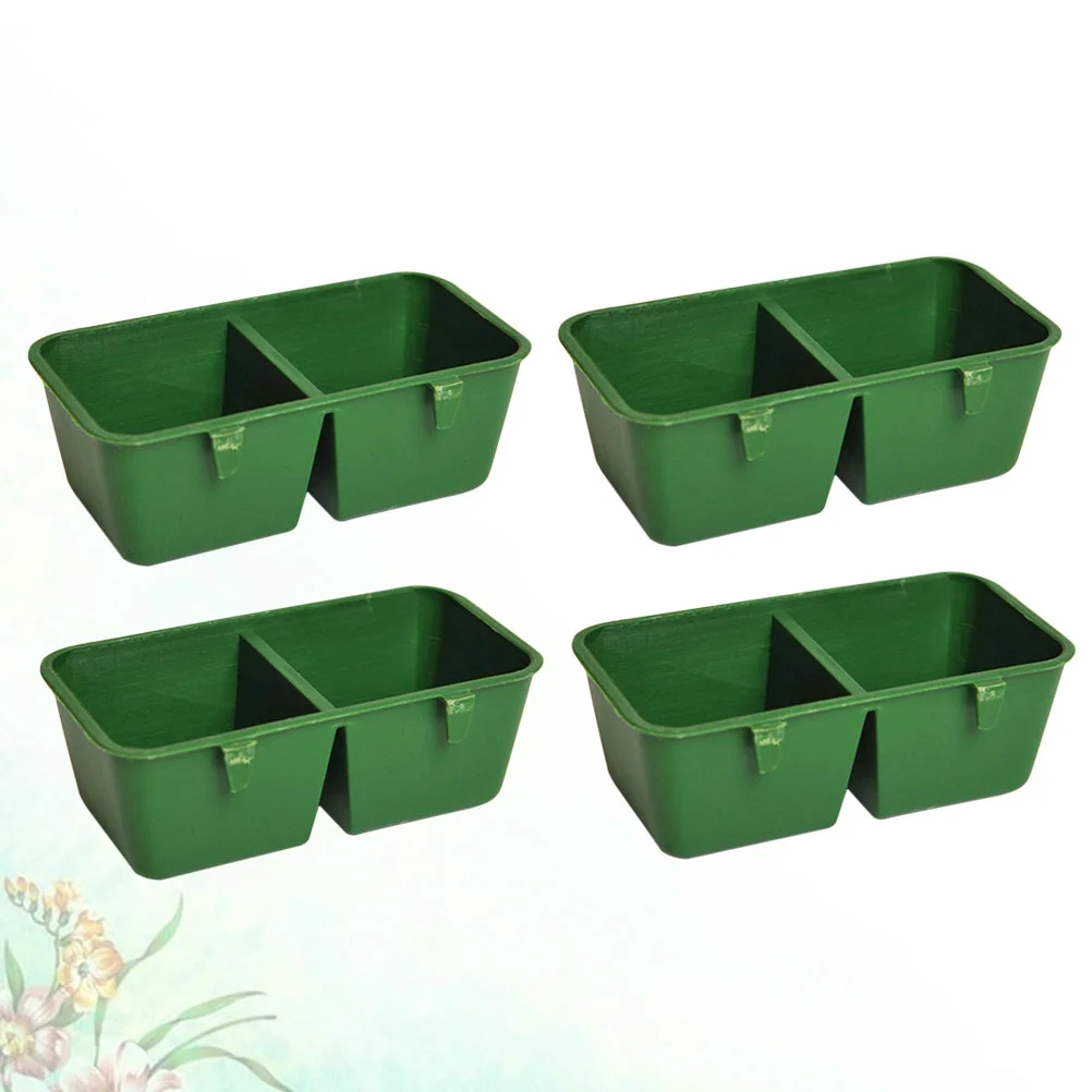

10pcs Bird Bowls Practical Creative Food Feeder Water Holder Bowl for Birds Parrots Lovebirds