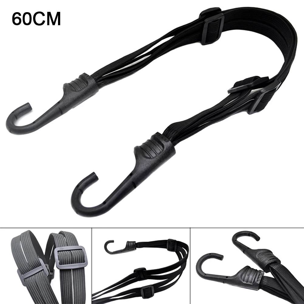 

Portable Stretchable With Hook Helmet Strip Motorbike High Strength Luggage Rope Elastic Bike Strap Firmly Electrombile