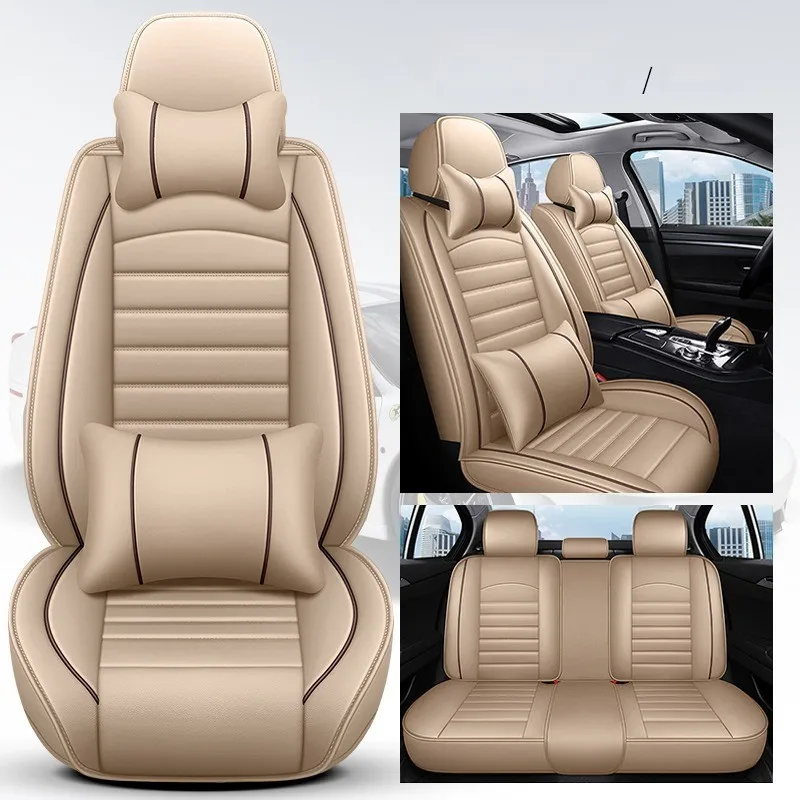 

WZBWZX Universal Car Seat Cover Full Coverage For Audi Q5L Nissan Teana Sentra QijunQashqai J10 J11 350Z 307Z AutoAccessories