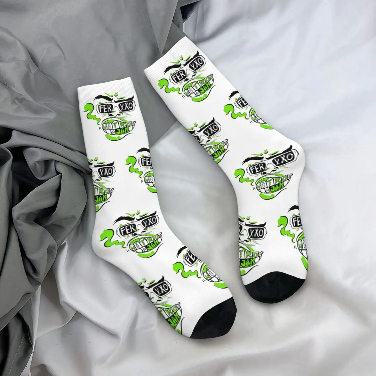 Носки Feid Ferxxo Calipsis Nitro Monster 2024 мужские и женские теплые носки для скейтборда