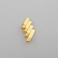 6pcs gold plated c45 4 c45 6 c45 10 c45 16 square insert dz47 open pin shaped copper solder joint nose cold pressed end