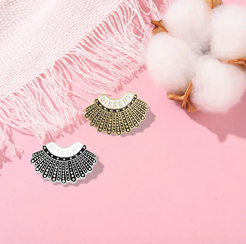 Эмалированная булавка RBG черные броши на заказ рубашка лацкан Женская