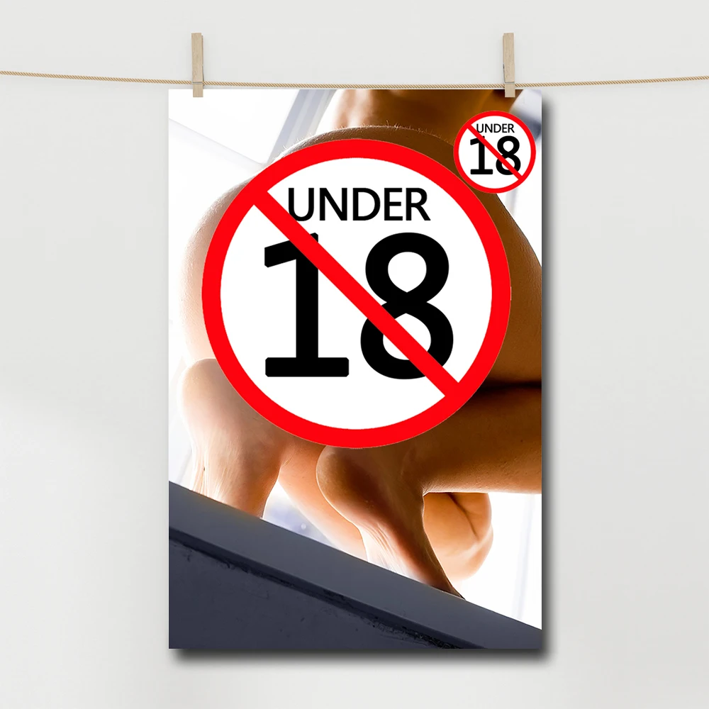 Плакат с телом обнаженной женщины модель для взрослых Настенная картина на