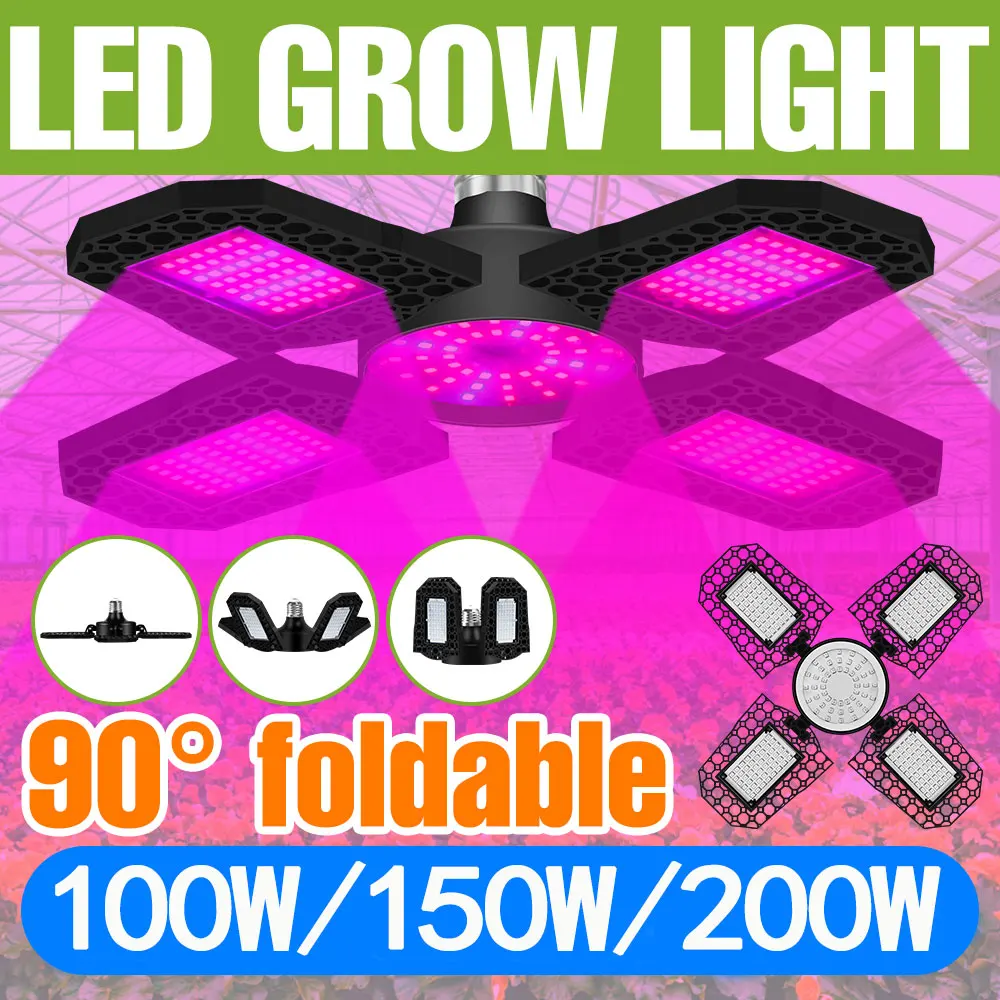 Искусственный свет для роста растений NJHIKG 200W E27 Лампа выращивания гидропоники