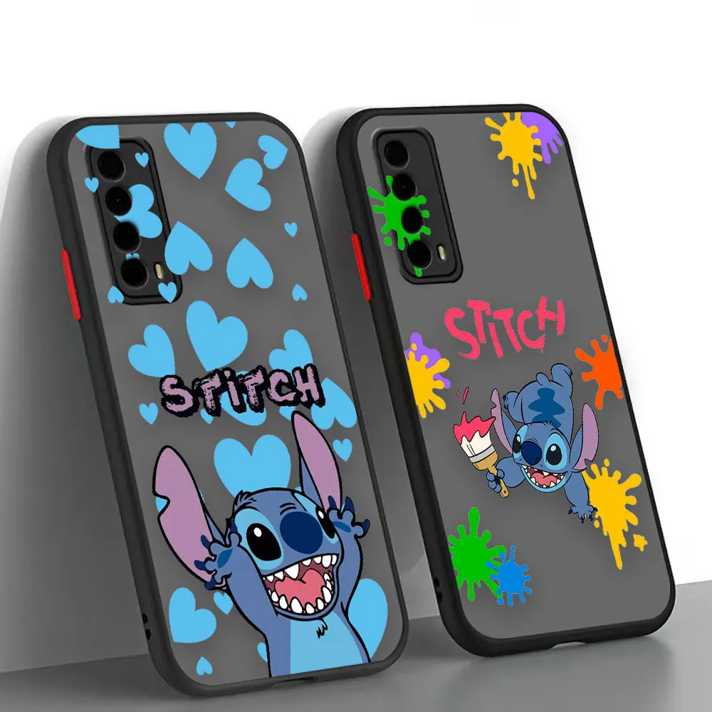 

Matte Case Funda Coque For HUAWEI P50 40 30 20 PLUS HUAWEI NOVA 8 7 7I 6 5 5I 4 3I SE 4G 5G PRO Clear Case Capa The Baby Stitch