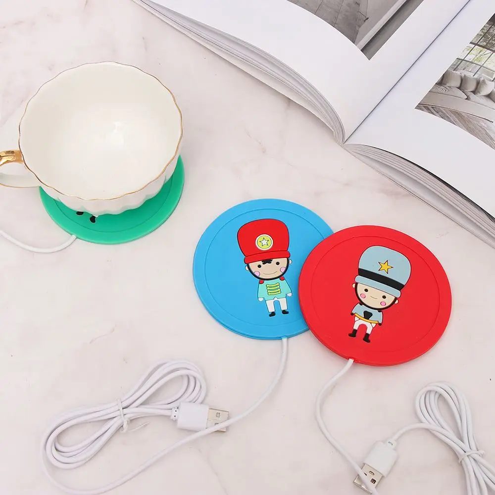

Cute Drinkware Keep Drink Warm Silicone Insulation Mug Cup Heater Warmer Pad Heating Coaster Heat Mat