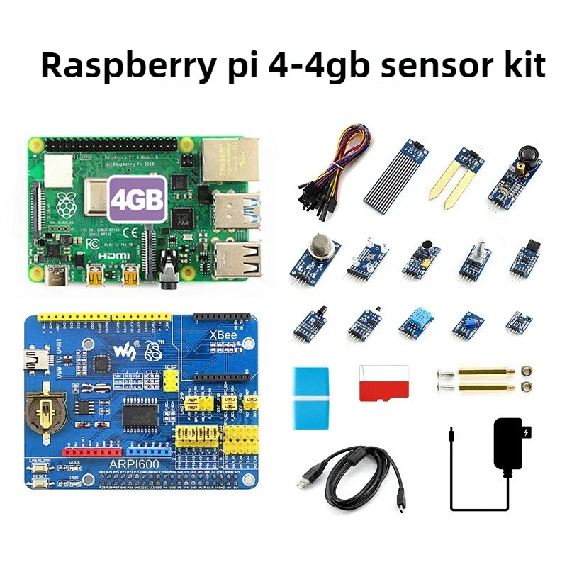 BCM2711B0 Четырехпроцессор Raspberry Pi 4 Model B 8 ГБ 2 ГБ/4 плата разработки python usb3.0 Bluetooth 5.0