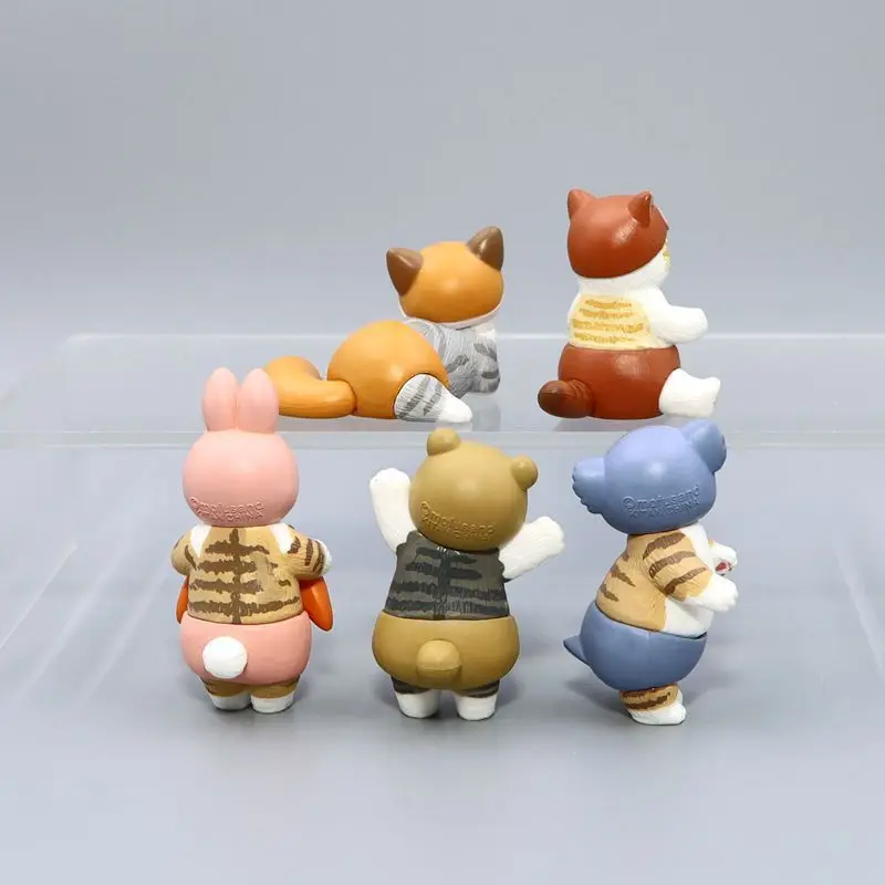 Фигурка кошки Mofusands панда кролик экшн-фигурка аниме перекрестная одевающаяся