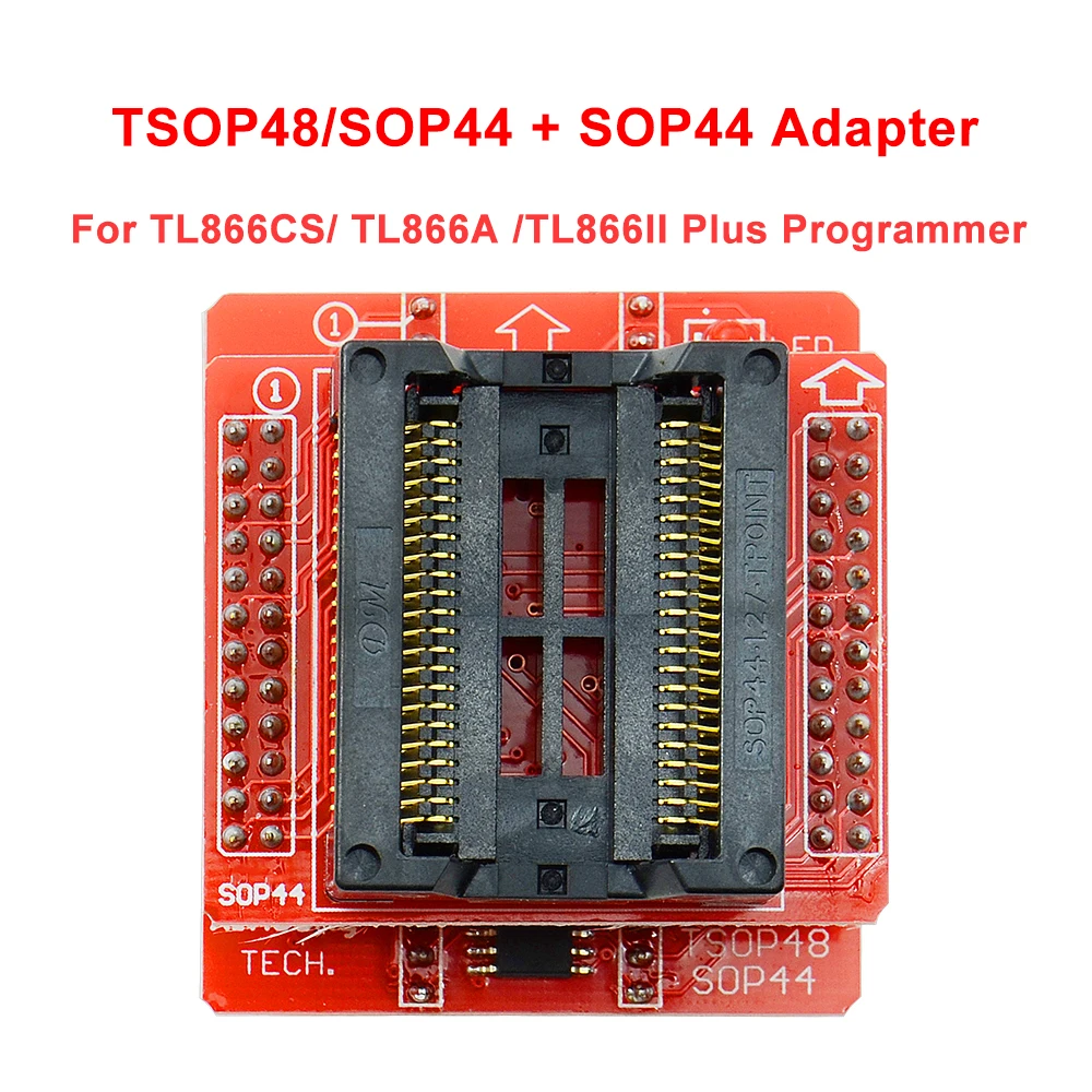 Оригинальный TSOP32 TSOP40 TSOP48 SOP44 SOP56 гнезда адаптеров для MiniPro TL866II Plus TL866A TL866CS