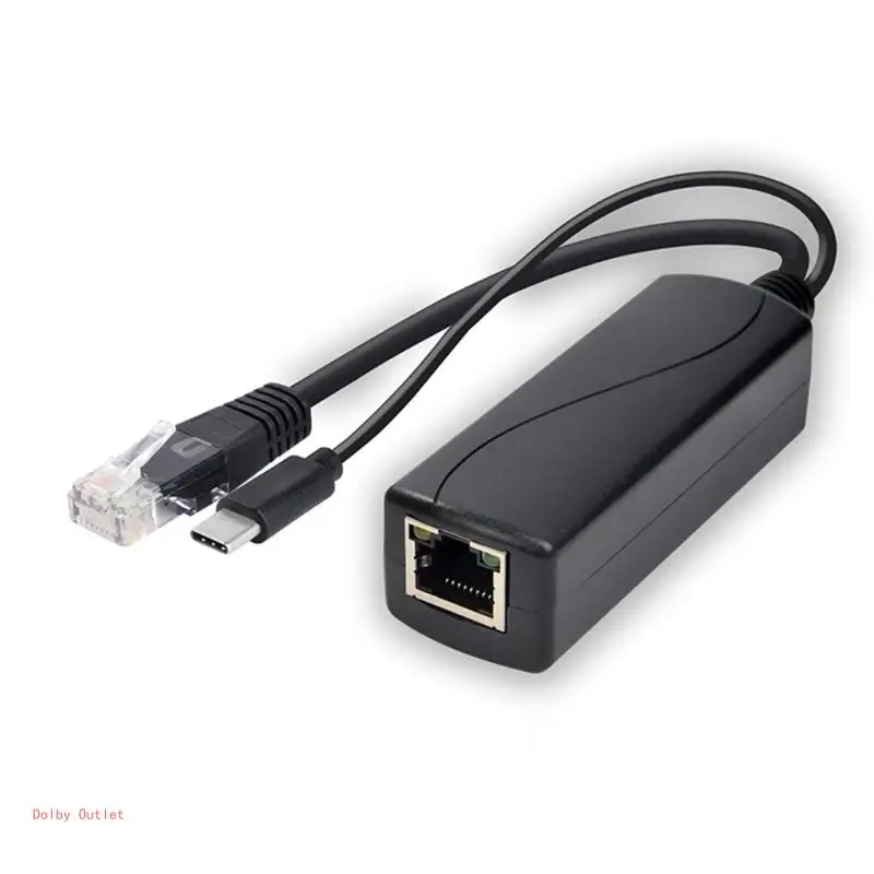 Разветвитель POE 48–5 В адаптер питания MicroUSB через Ethernet кабель-инжектор