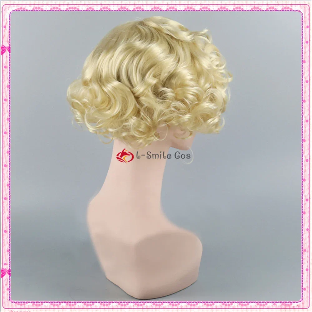 Мэрилин Монро Короткие блондинки Синтетические вьющиеся классические парики