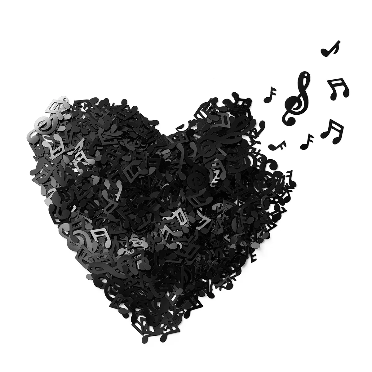 

Confetti Party Decorations Notesmusical Birthday Decoration Decor Bridal Shower Tables Note Cutouts