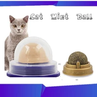 natural catnip ball stickon wall cat toy treats healthy natural removes hair balls pet items cats mint snack pet cat accessories