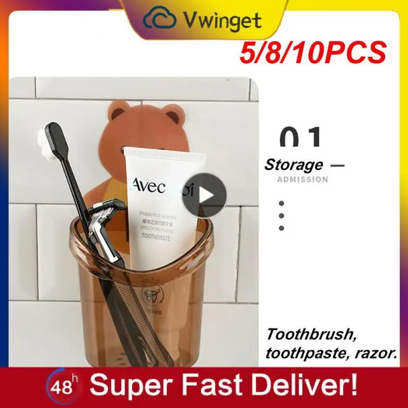 

5/8/10 шт., Настенный бокс для чистки полости рта