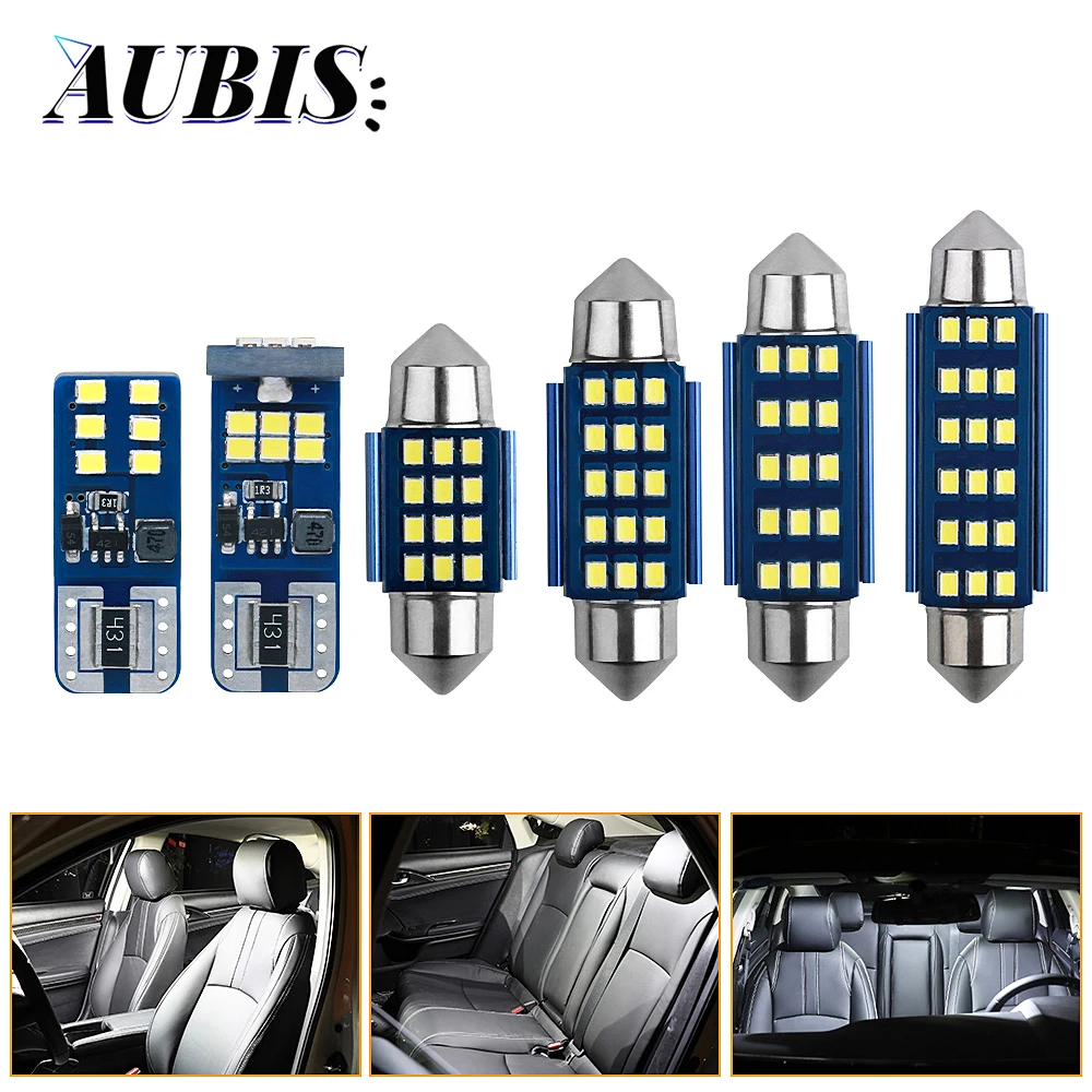 

Автомобильные Лампы Canbus для номерного знака, без ошибок, 2016, 12/15/18SMD, лампы для детской лампы, 31 мм, 36 мм, 39 мм, 41 мм C5W, купольная лампа для чтения...