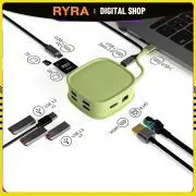 

Многофункциональная док-станция RYRA Тип c для PD HDMI RJ45 SD/TF usb-хаб 3,0/2,0