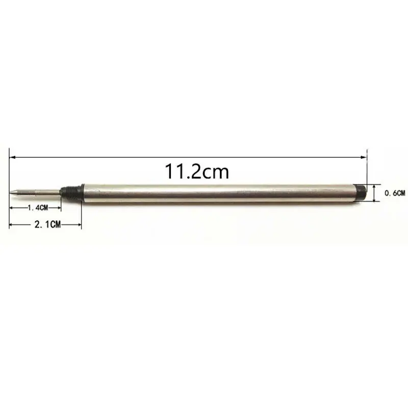 

113mmx6mm 0.5 Tip Rollerball Pen Refills Ballpen Refill fits for Mont Blanc German Ink 107878 H-12 M506 105159 M401 M710 P163