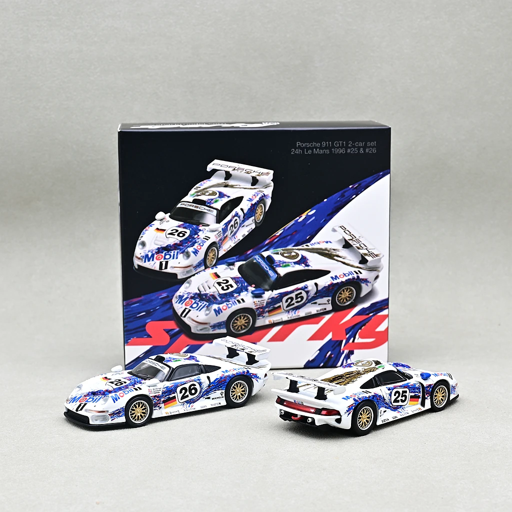 Фото 1:64 911 GT1 набор гоночных автомобилей из сплава, литая под давлением миниатюрная модель моделирования, украшение для взрослых, игрушка для мальчиков, подарок на детский фестиваль №4