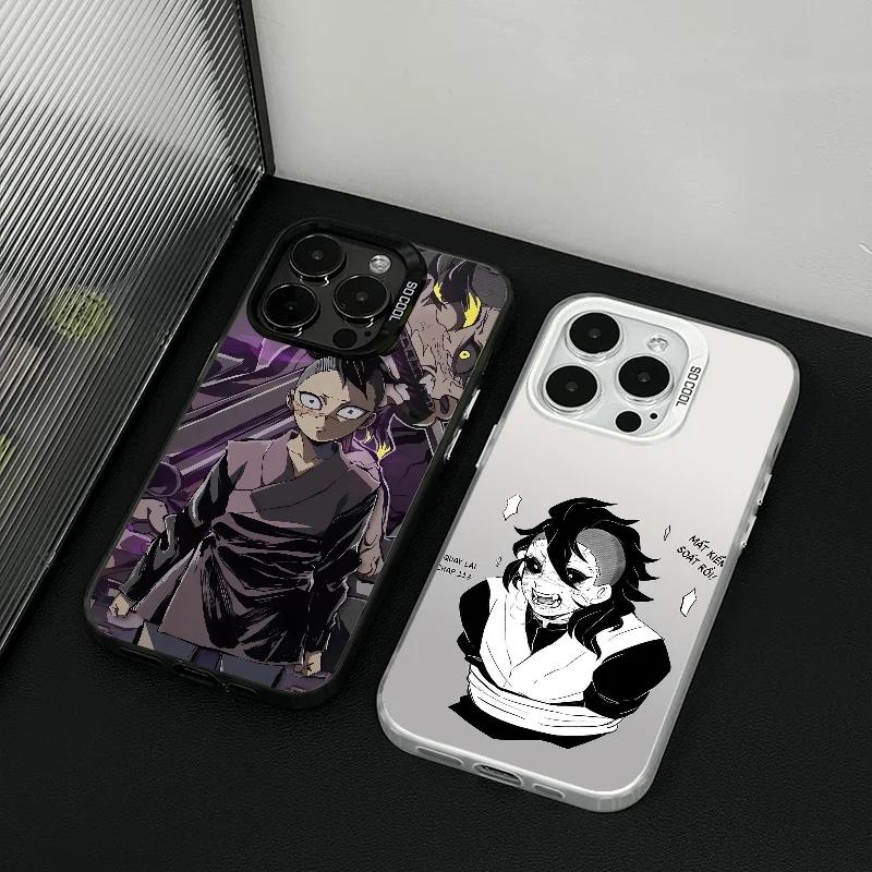 Чехол для телефона в стиле аниме Shinazugawa Genya чехол IMD цвет серебристый корпус iPhone 16