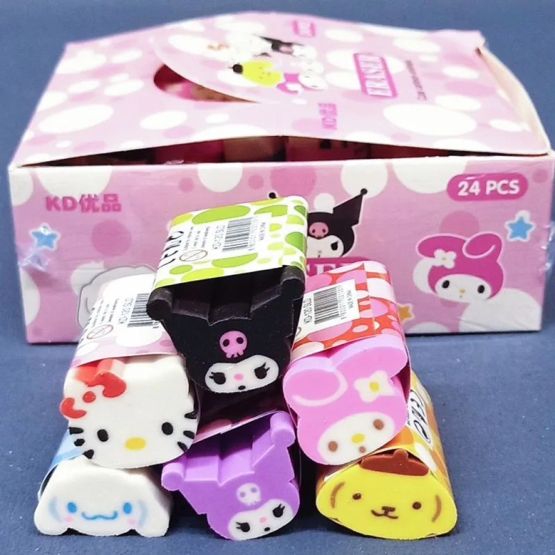 Новинка ластик коричной Мелоди Kuromi Purin школьные принадлежности мультяшный аниме