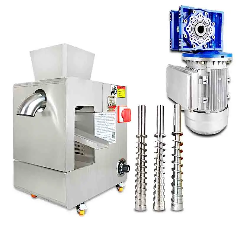 

Household Oil Press Machine Stainless Steel Peanut, Sesame, Flaxseed, Cold and Hot Full-automatic Intelligent Fryer