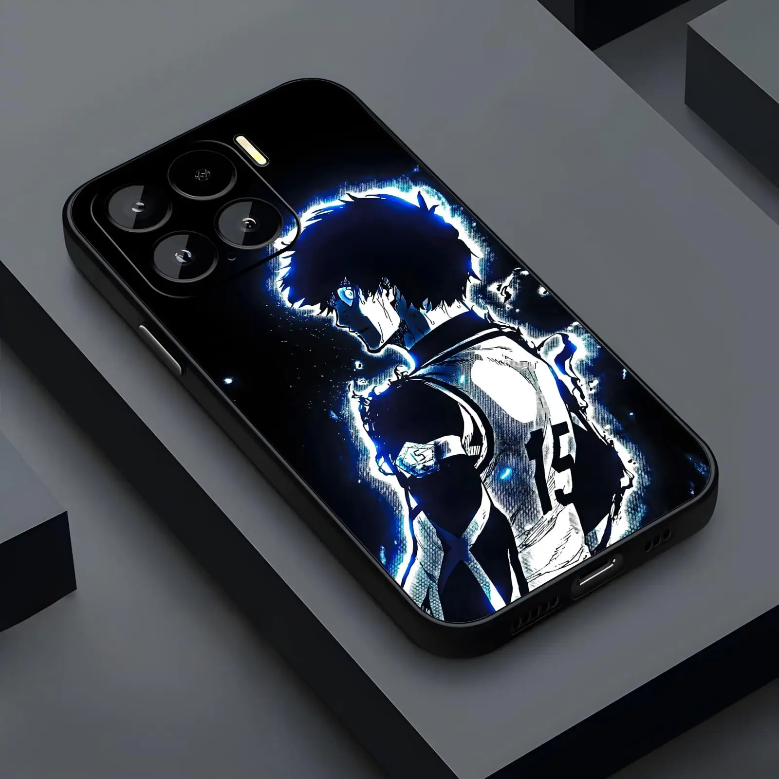 Фото Чехол для телефона Xiaomi 17 15 14 13 12 11 T Ultra Pro, мягкий черный противоударный чехол в стиле аниме Blue Lock №3