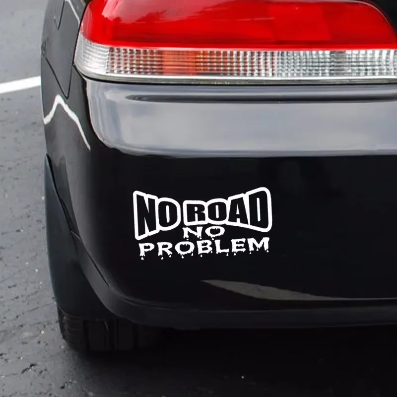 Вырезанная виниловая наклейка No Problem для автомобиля, водонепроницаемый автомобильный декор для кузова, бампера, заднего стекла, ноутбука. (art.: 3920dcdc4e4ba) - 3920dcdc4e4ba