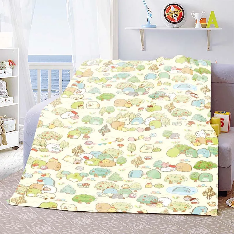 

Cute Animal Insect Cool Blanket Light and Comfortable Soft Breathable Super Warm Blanket Bedding Travel Bedding