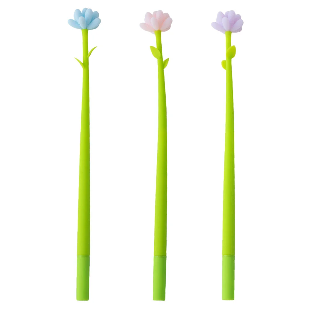 

3pcs Pens Swing Writing Pens Adorable Stationaries Plant Swing Pens Signature Pens for Gift School