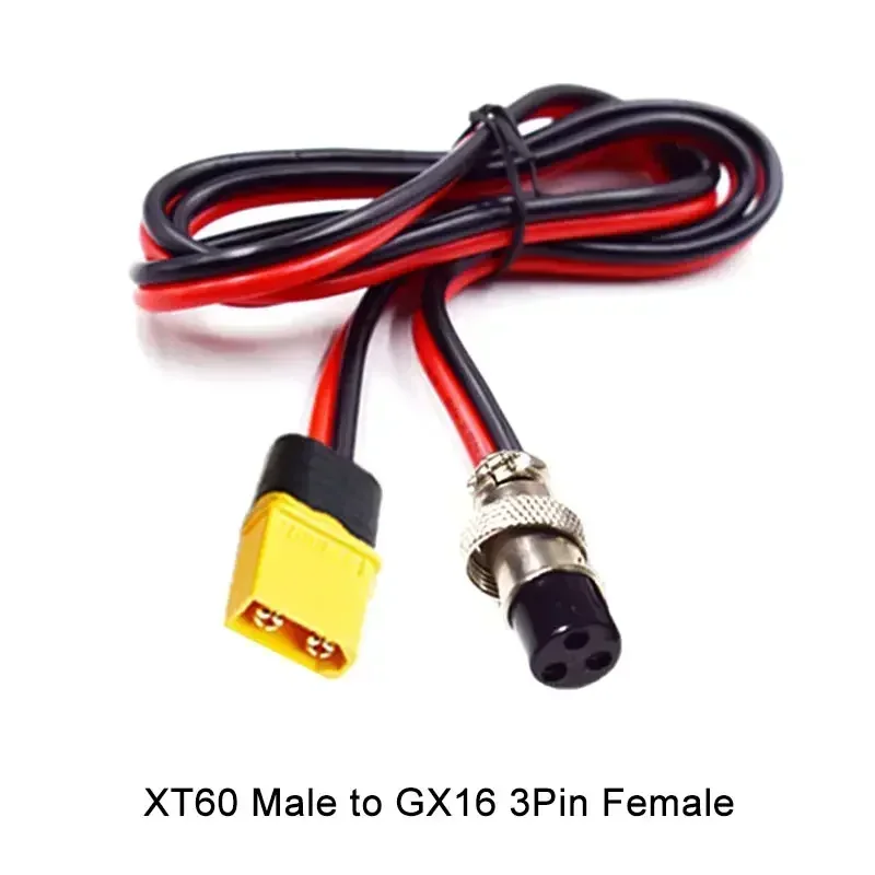 

Кабель GX16 2Pin 3Pin to XT60 для электроскутеров f ZERO 8X/10X/11X