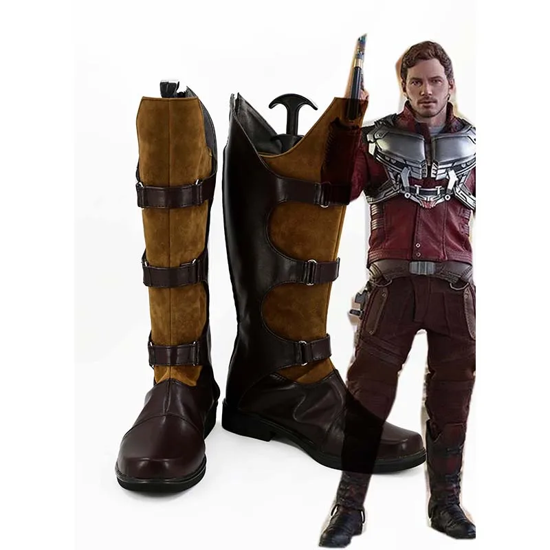 Film Guardians of The Galaxy Star-Lord Peter Jason Quill Cosplay Shoes Boots Comic Con Stage Performance Fast Shipment 2022