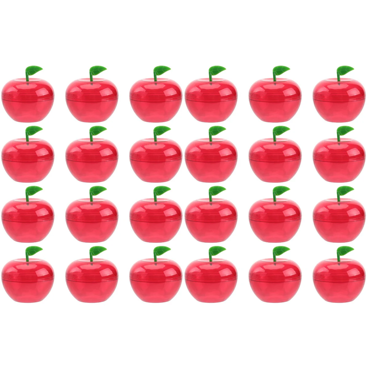 

Box Christmas Candy Apples Party Boxes Apple Filled Gift Containers Decorations Red Bobbing Container Treat Fillable Shaped