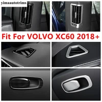dashboard front pillar b ac air conditioning vent frame glove box sequin decor cover trim accessories for volvo xc60 2018 2021