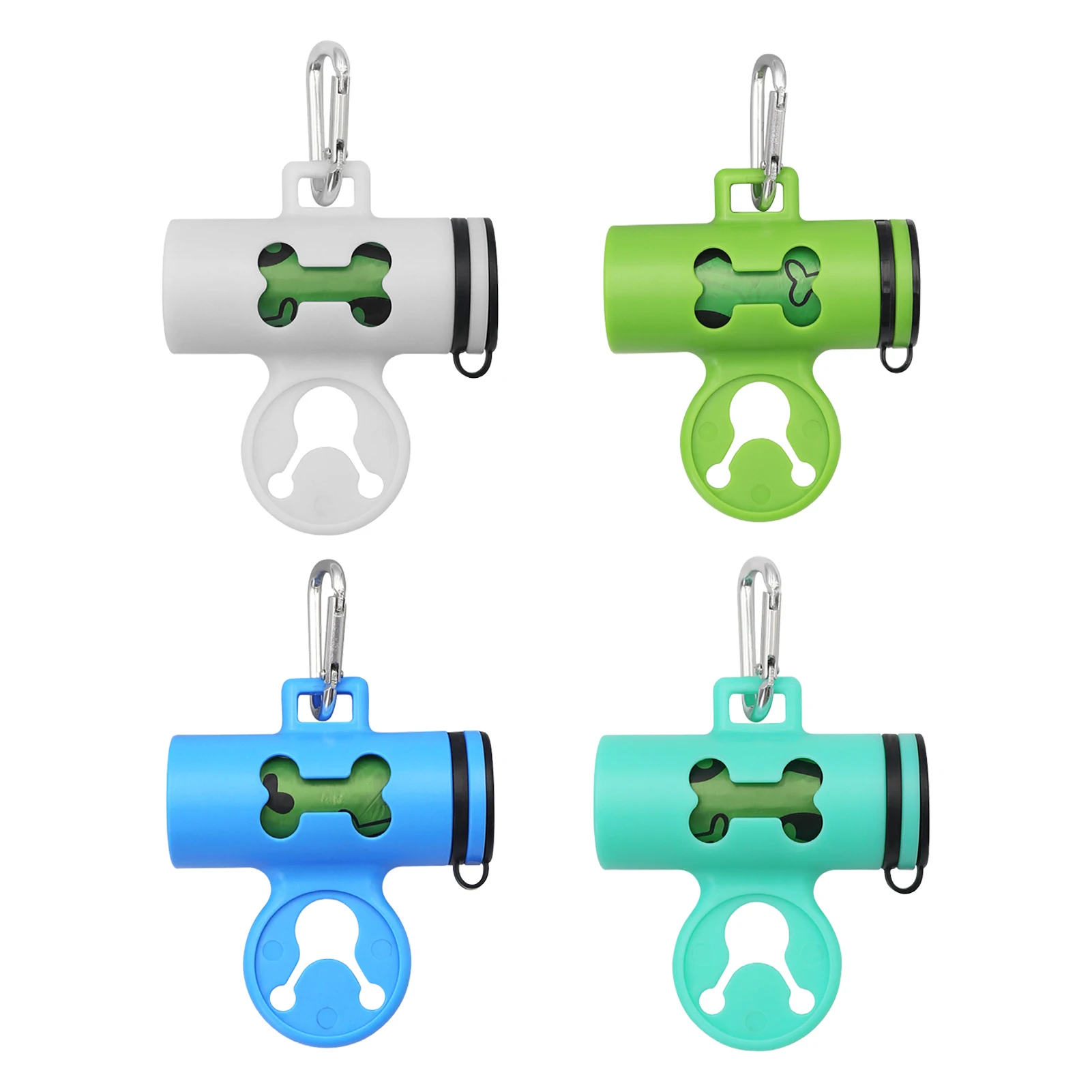 

Раздатчик мешков для отходов домашних животных, портативный контейнер для мусора с 10 мусорными пакетами