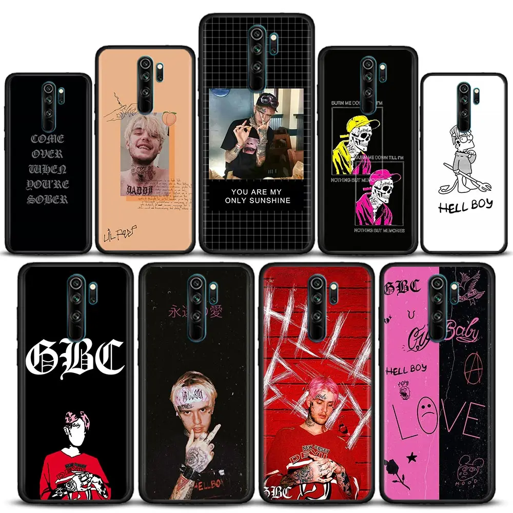

Phone Case for Redmi 6 6A 7 7A Note 7 8 8A Pro 8T Case Note 9 9S Pro 4G 9T Soft Silicone Cover Lil Peep Hellboy Love album