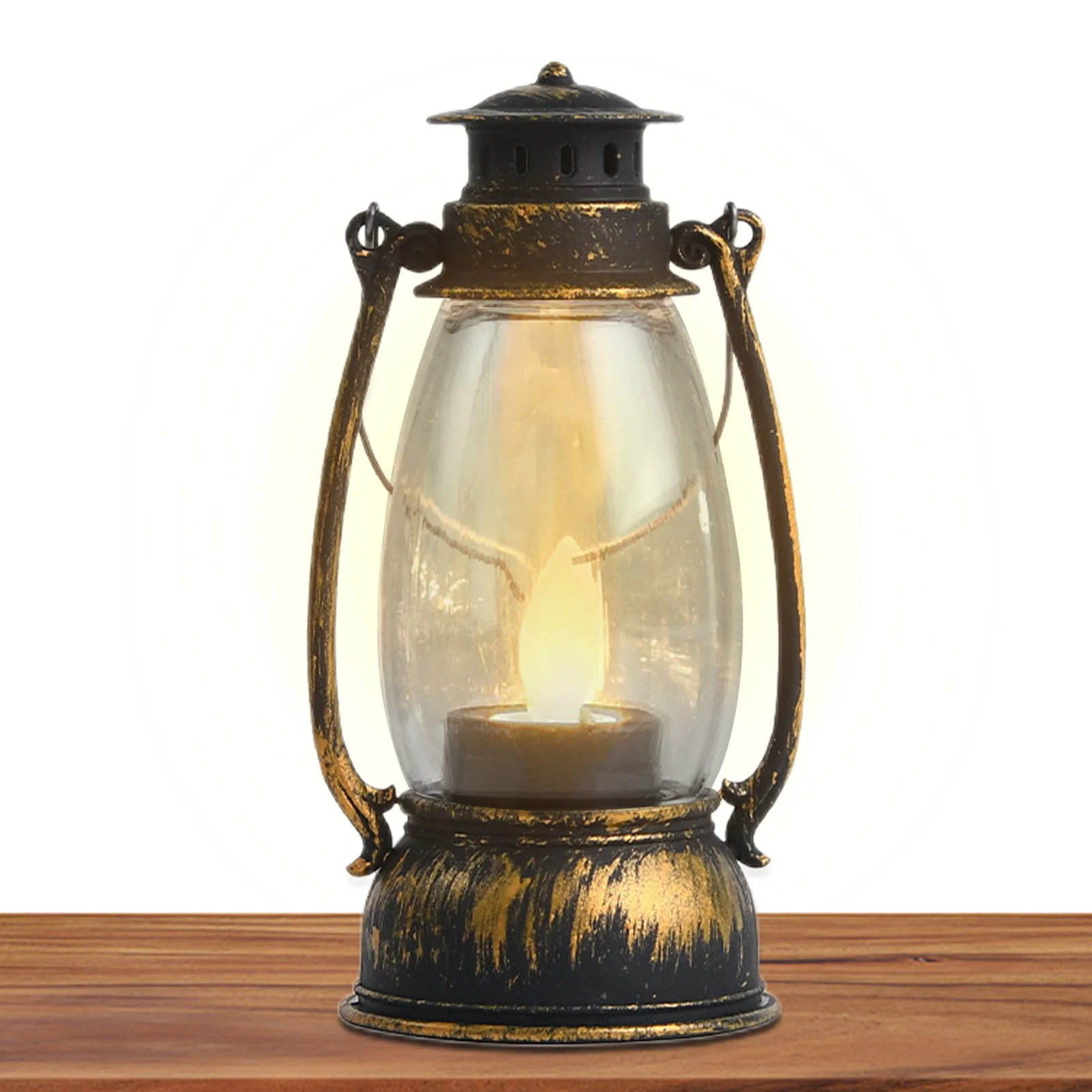 

Outdoor Battery Operated Lanterns Flickering Flame Or Wired LED Vintage Lantern Hanging Lamp Halloween Lantern Indoor Outdoor