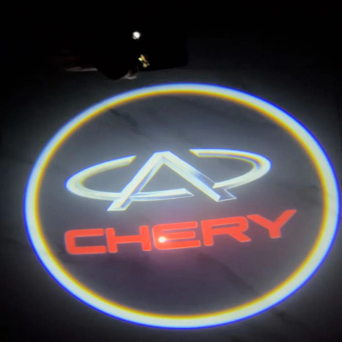 

LED Car Door Badge Light Projector Courtesy Logo Lamp Suitable For Chery Fulwin Amulet QQ Tiggo 3 5 T11 A1 A3 A5 Car Accessories