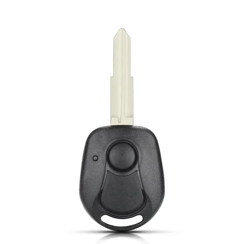 Брелок KEYYOU для Ssangyong Actyon Kyron Rexton, дистанционное управление, корпус ключа для автомобиля, брелок, Обложка с двумя кнопками, необрезанное лезвие